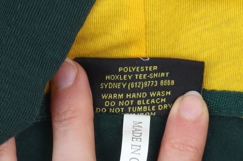 Hoxley Australia Men's Green Full Zip Hoodie M Graphic Sportswear