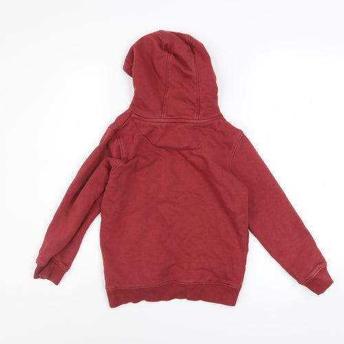 Jack Wills Boys Red Pullover Hoodie 7-8 Years Hooded Sweatshirt