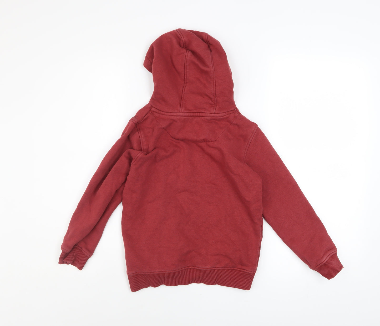 Jack Wills Boys Red Pullover Hoodie 7-8 Years Hooded Sweatshirt