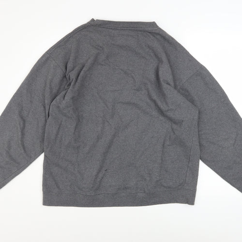 Six Flags Men’s Grey XL Pullover Sweatshirt Graphic Print