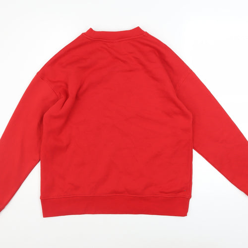 Disney Women’s Red Mickey & Friends Pullover Sweatshirt XS