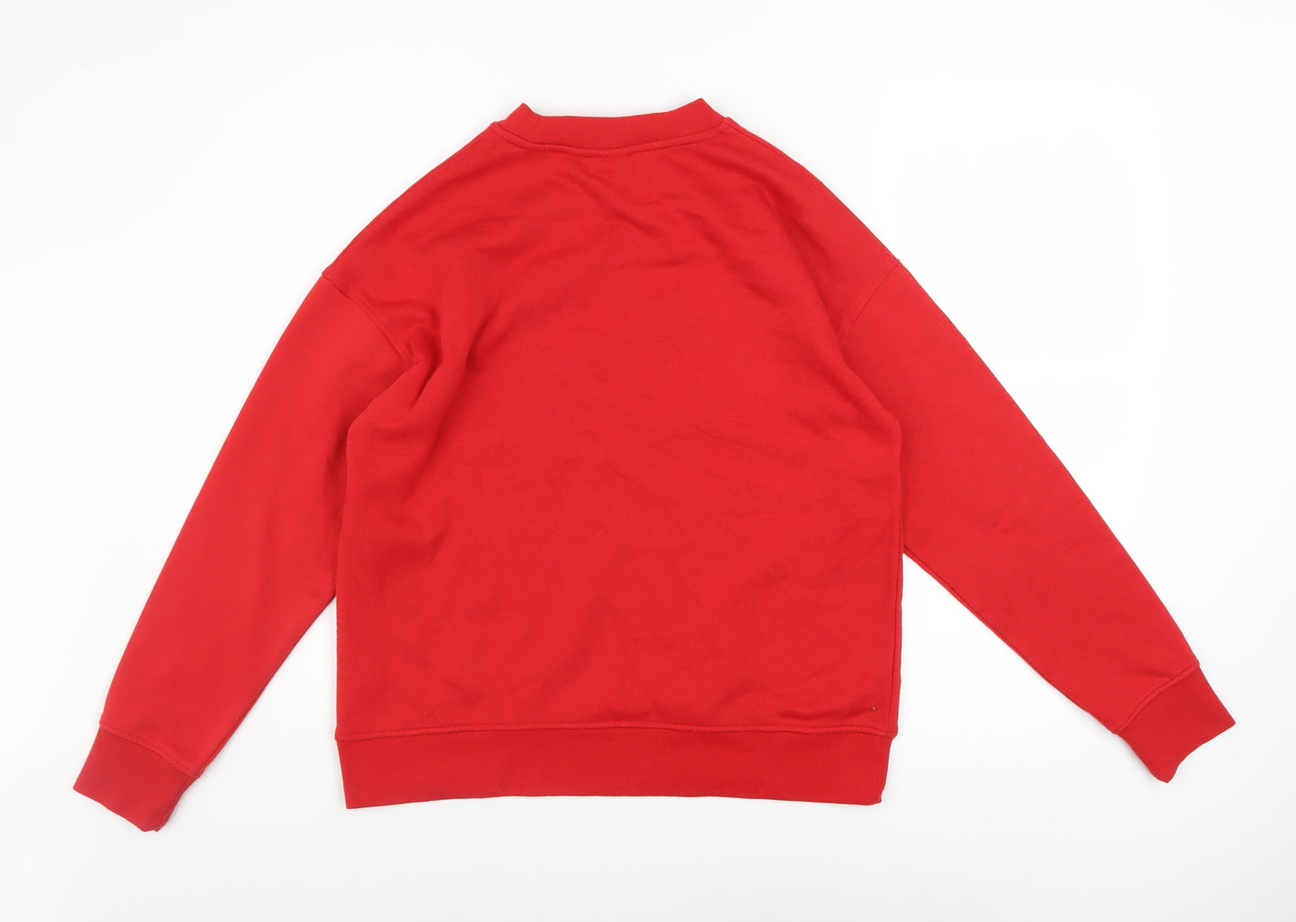 Disney Women’s Red Mickey & Friends Pullover Sweatshirt XS