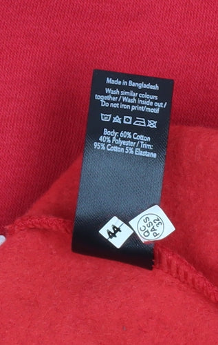 George Women Red Lapland Candy Shop Christmas Sweatshirt Size S 8-10