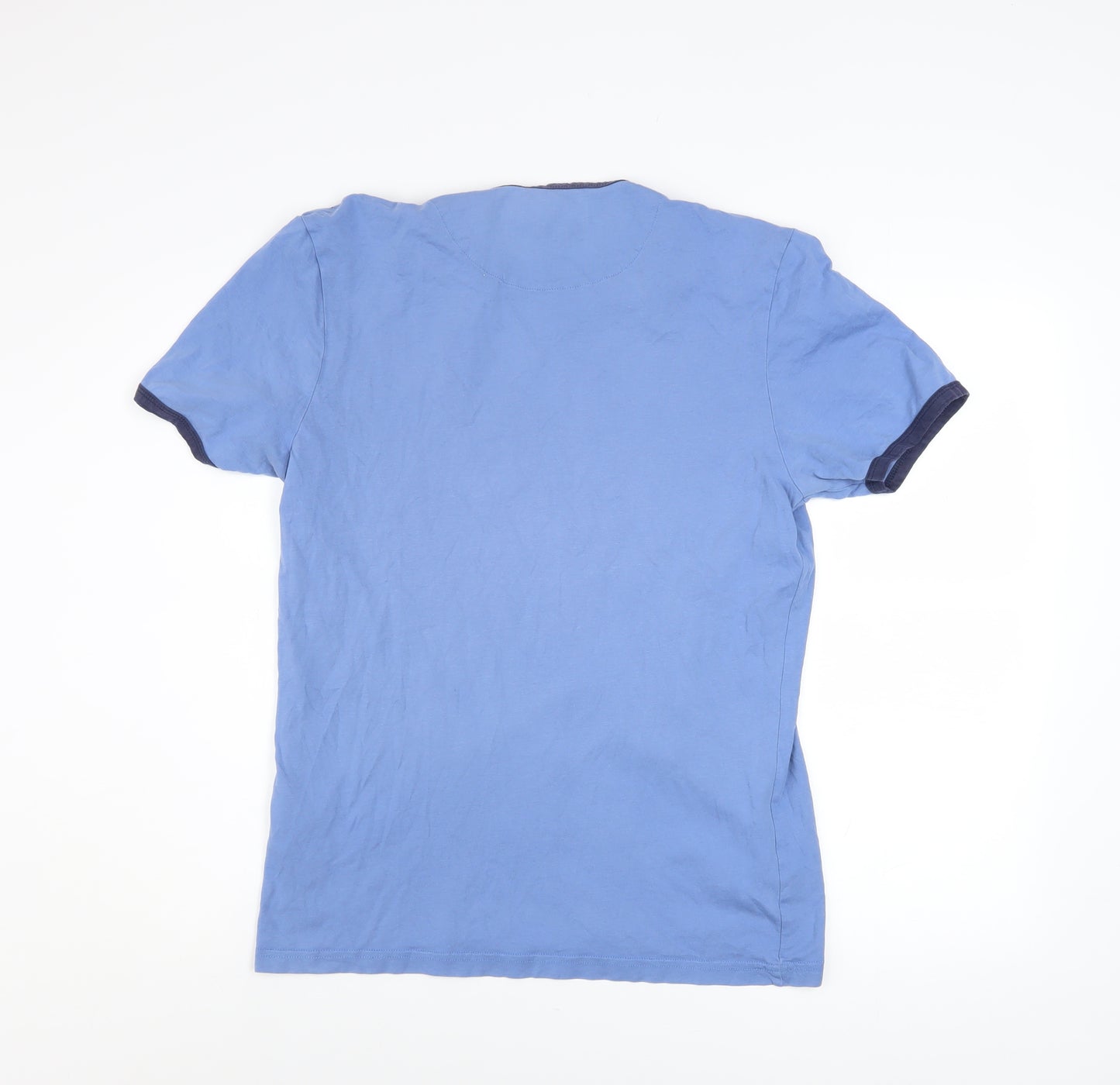 Lyle & Scott Men's Blue Cotton Crew Neck T-Shirt Size M