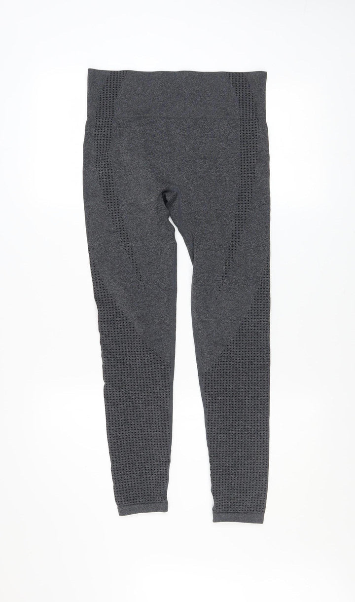 Dunnes Stores Women's Grey Seamless Performance Leggings Size M