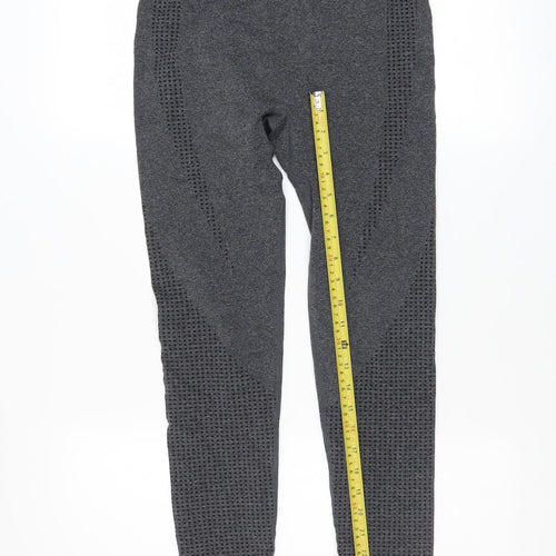 Dunnes Stores Women's Grey Seamless Performance Leggings Size M