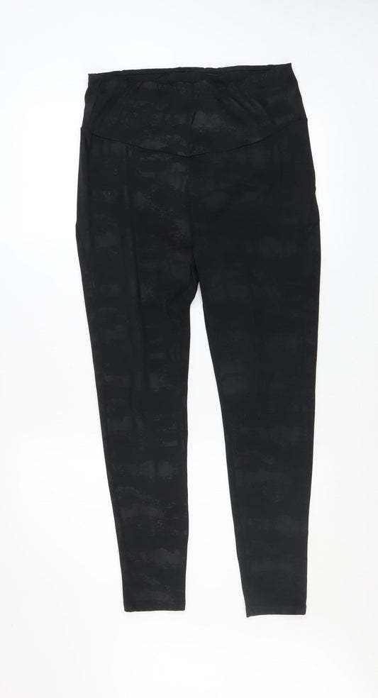 Energetics Womens Black Size 14 DRYPLUS Activewear Leggings