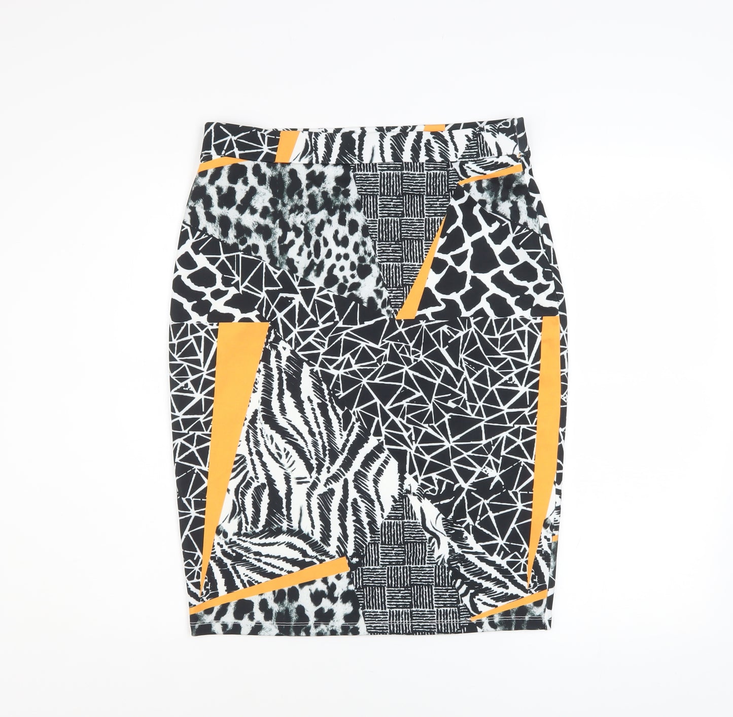 Savida Women's Multicoloured Animal Print Pencil Skirt Size M