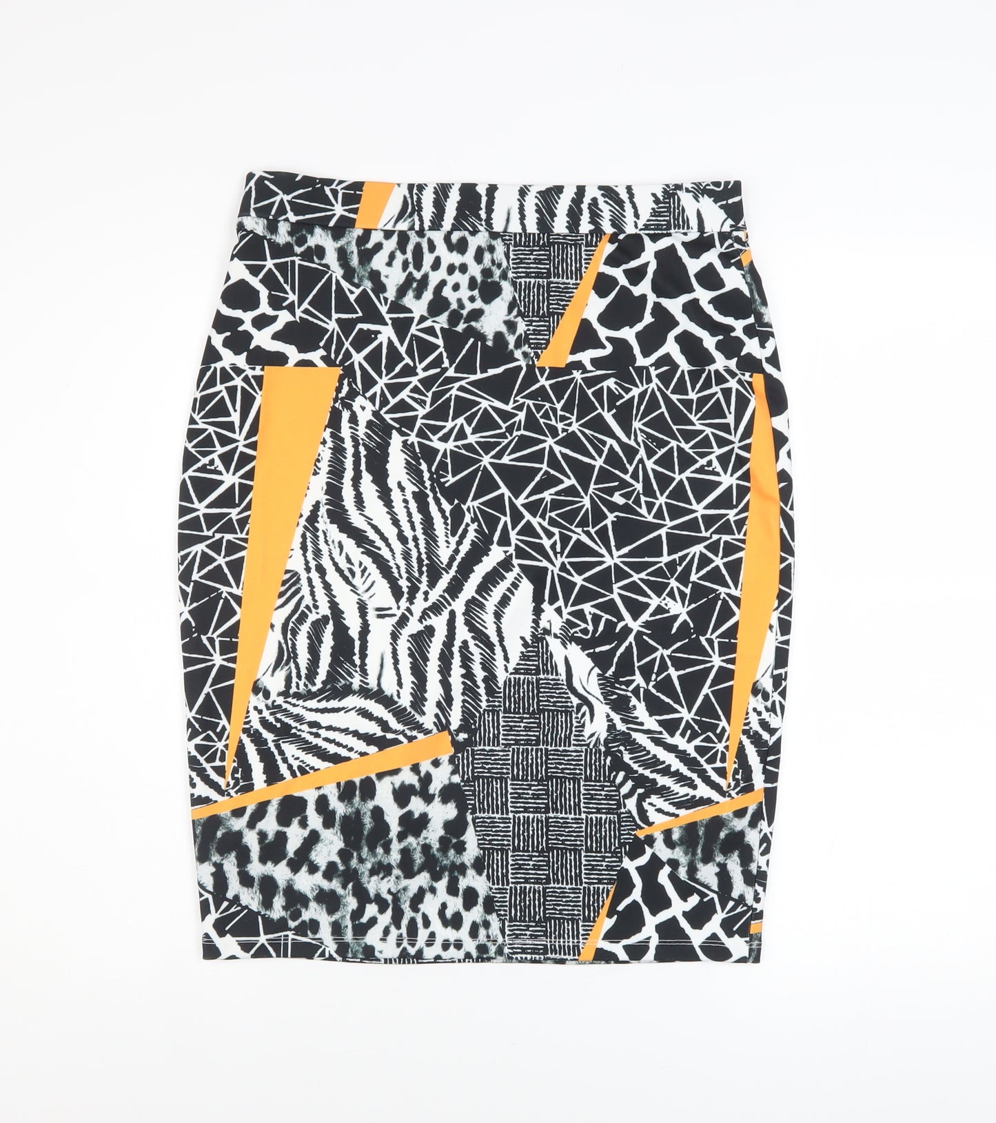 Savida Women's Multicoloured Animal Print Pencil Skirt Size M