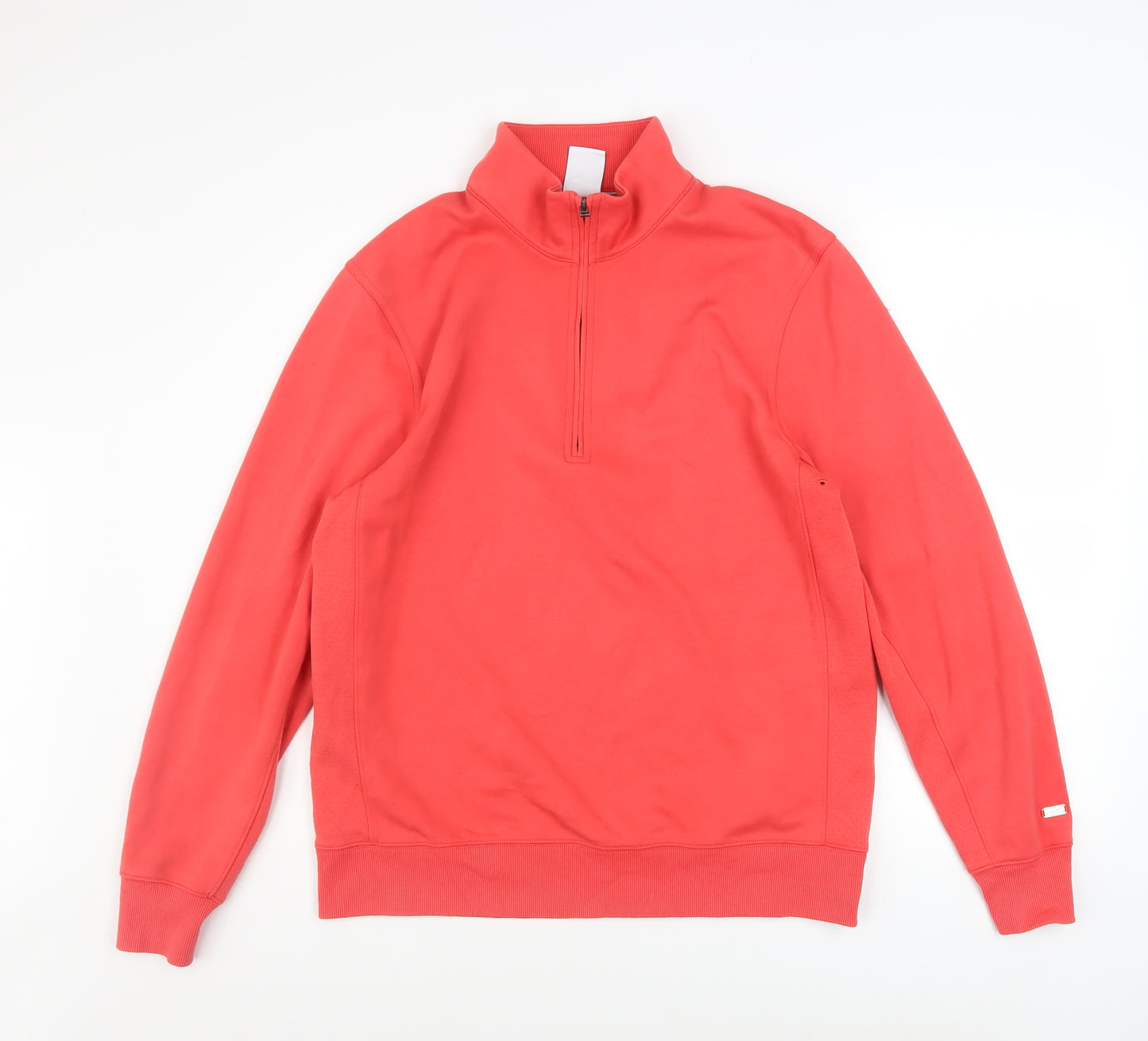 Nike Men's Red Dri-FIT 1/2 Zip Pullover Sweatshirt Medium