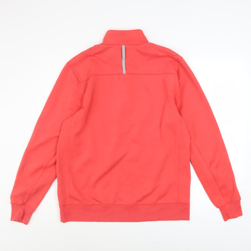 Nike Men's Red Dri-FIT 1/2 Zip Pullover Sweatshirt Medium