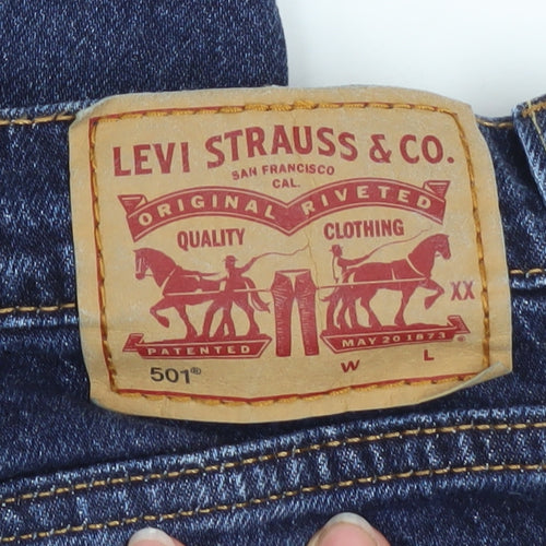 Levi's 501 Men's Blue Denim Straight Jeans W31 L28