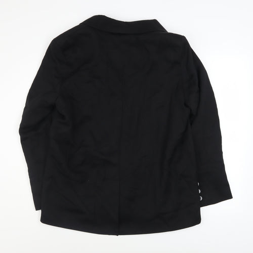 The Primark Edit Women Black Single-Breasted Blazer Size M EU 38