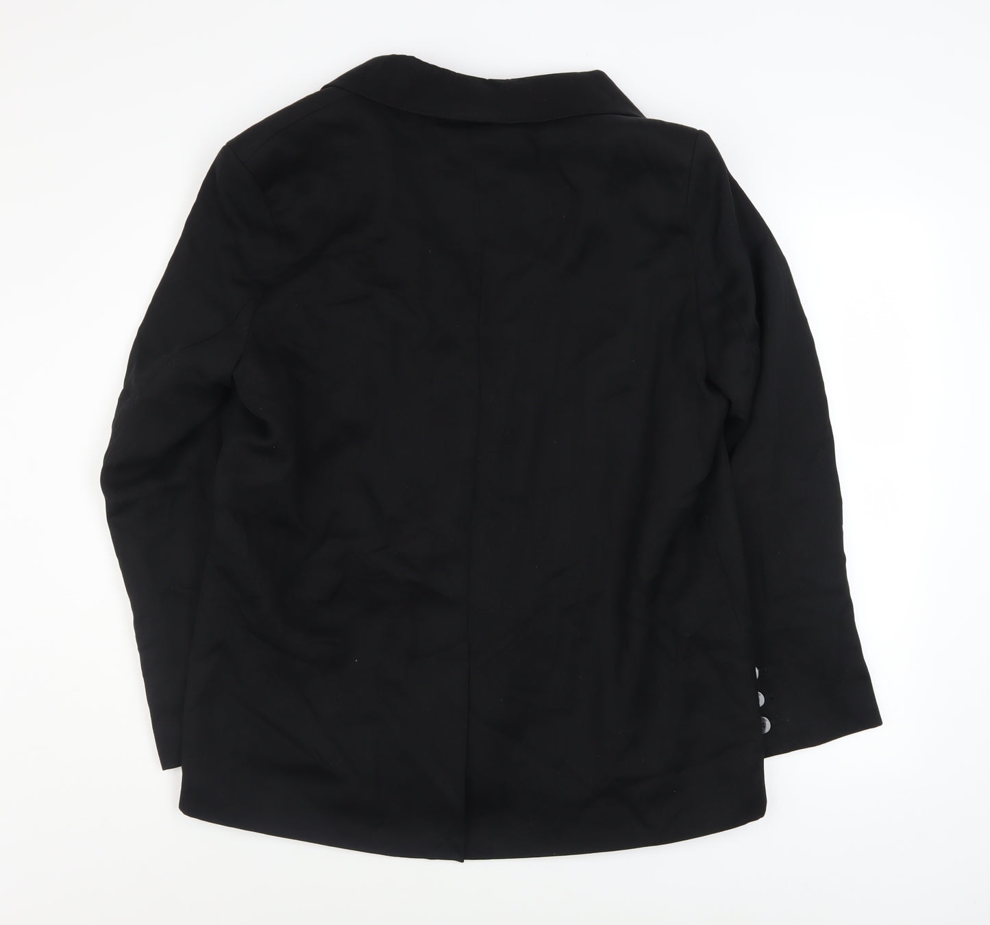 The Primark Edit Women Black Single-Breasted Blazer Size M EU 38