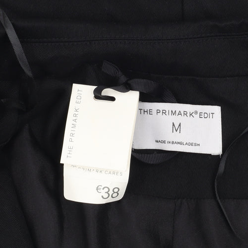 The Primark Edit Women Black Single-Breasted Blazer Size M EU 38