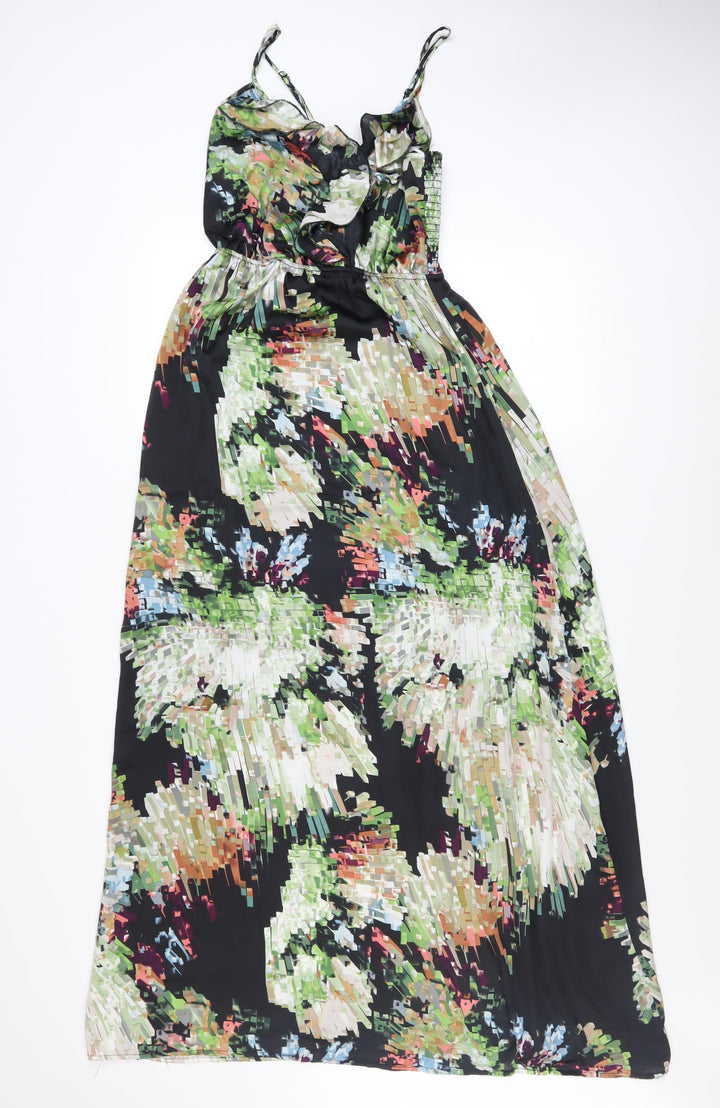 Sunny Girl Womens Multicoloured Floral Maxi Dress Size 10