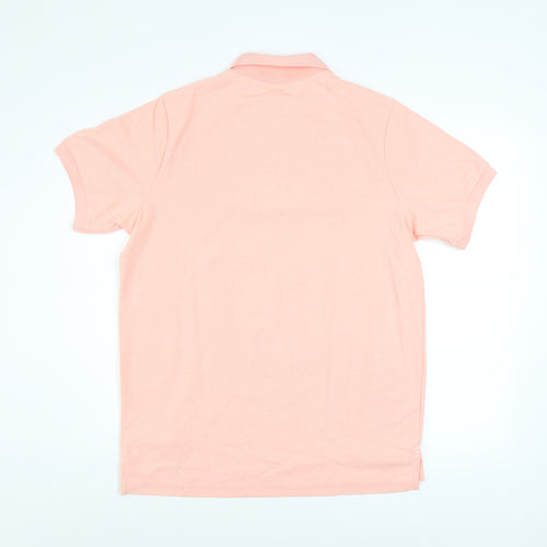 Slazenger Men’s Pink Polo Shirt Size S Cotton Blend Sports Top