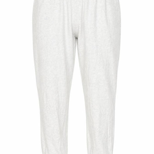 Hollister Women’s Grey Jogger Trousers L Cotton Blend Ultra High Rise