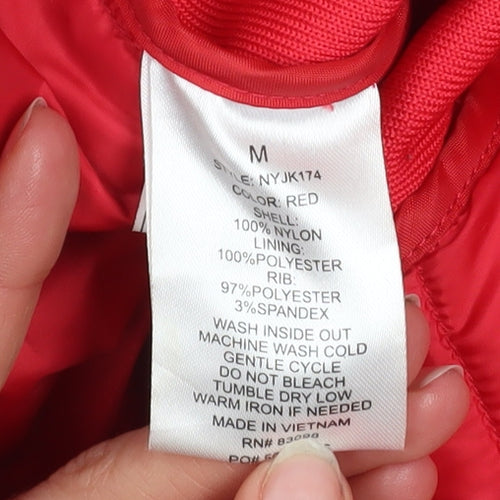 Ci Sono Originals Women's Red Puffer Jacket Size M
