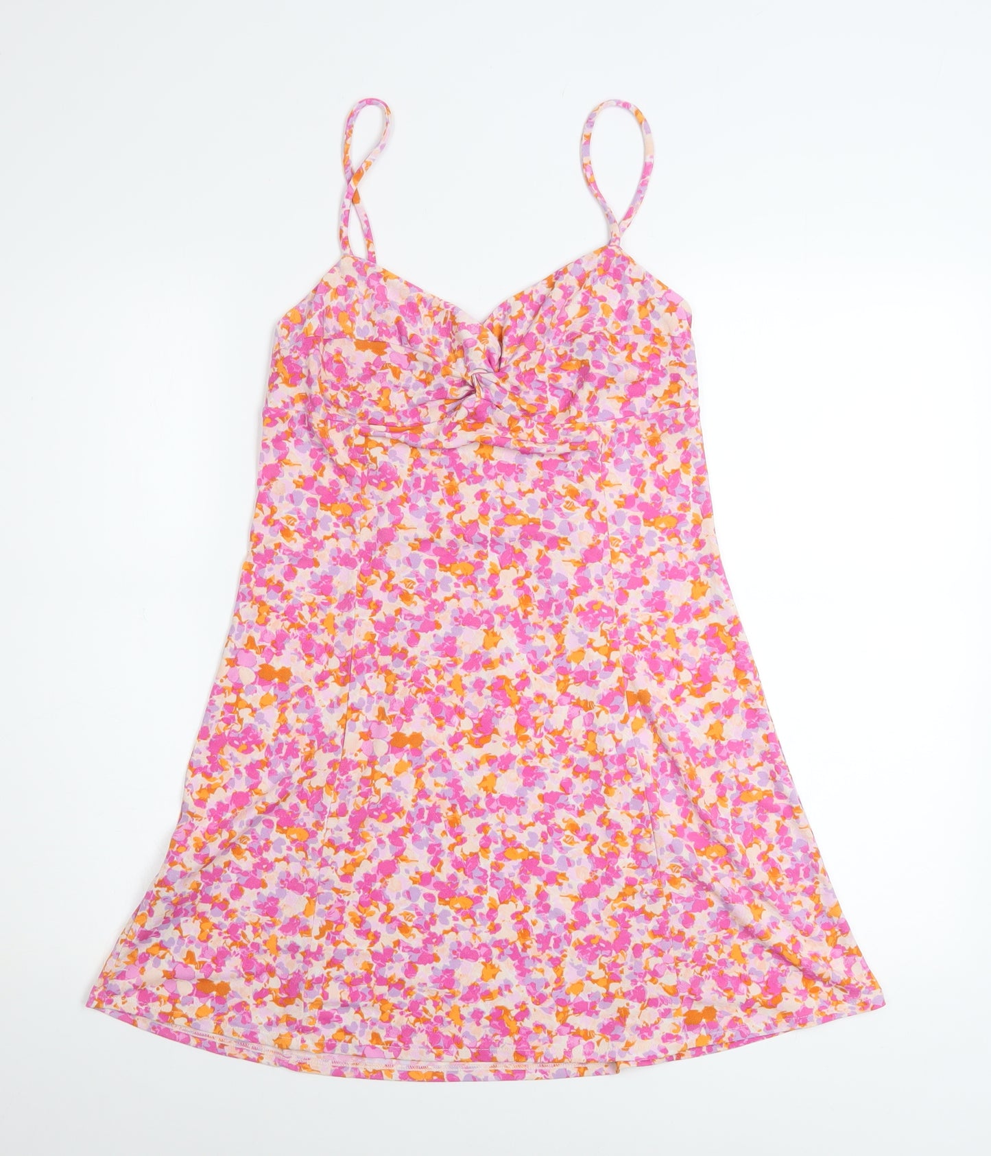 MNG Womens Multicoloured Floral Slip Dress Size 12 Summer