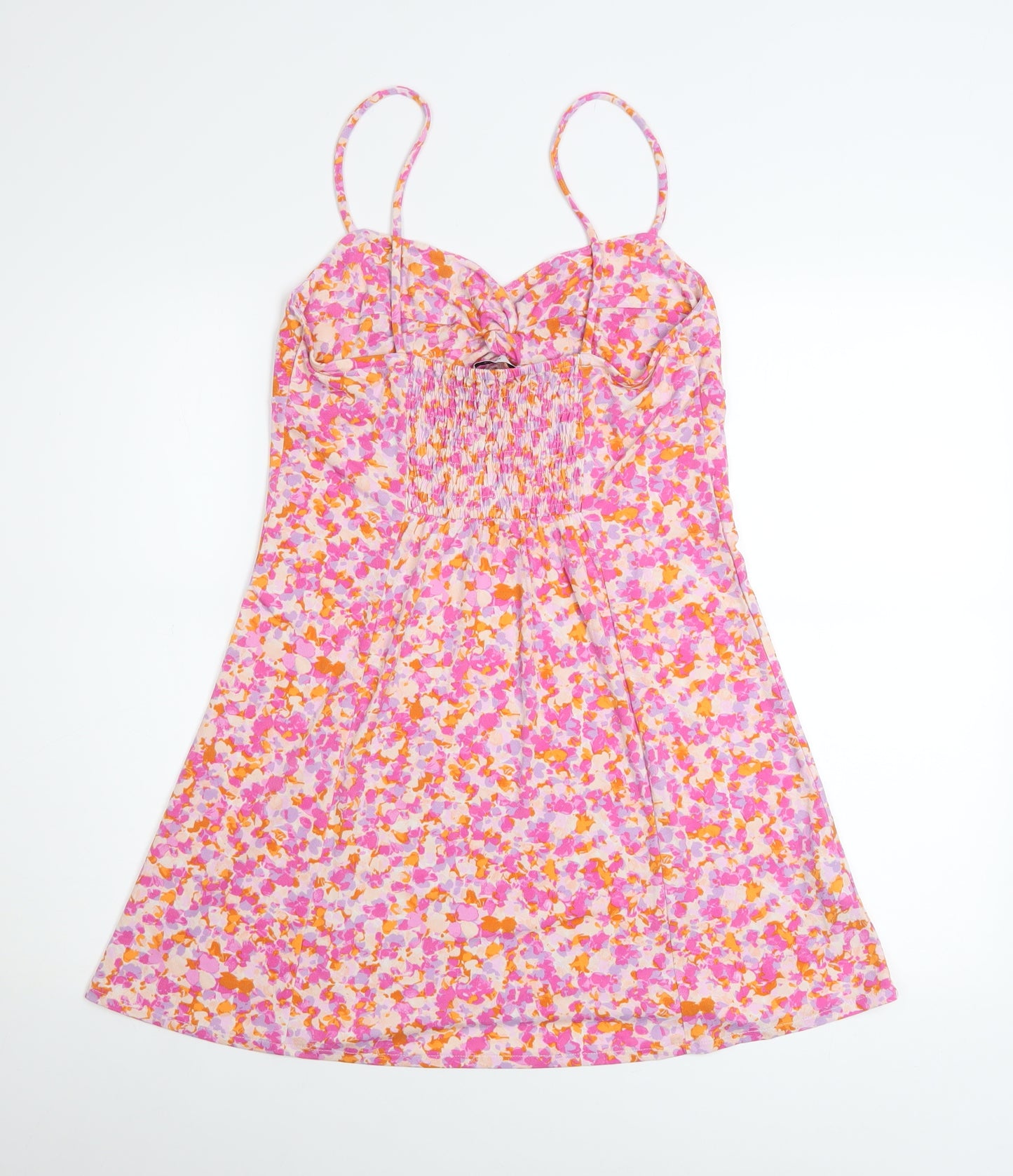 MNG Womens Multicoloured Floral Slip Dress Size 12 Summer