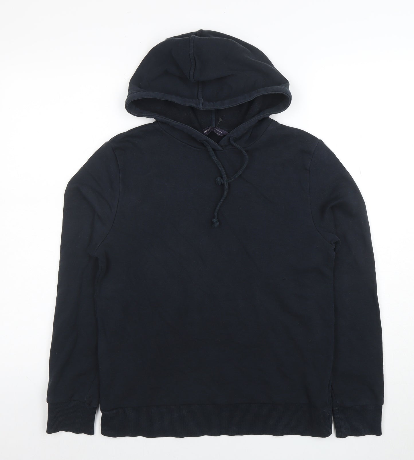 Marks and Spencer Womens Black Size 8 Pullover Hoodie