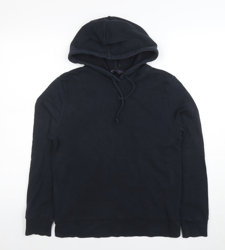 Marks and Spencer Womens Black Size 8 Pullover Hoodie