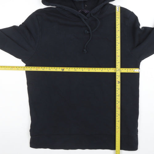 Marks and Spencer Womens Black Size 8 Pullover Hoodie
