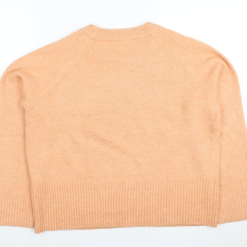 Tu Womens Beige Crew Neck Pullover Jumper Size 10