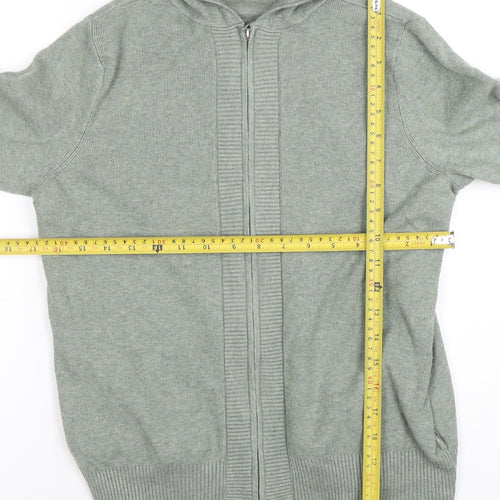Marks and Spencer Women’s Green Full Zip Hoodie Size S Viscose Blend