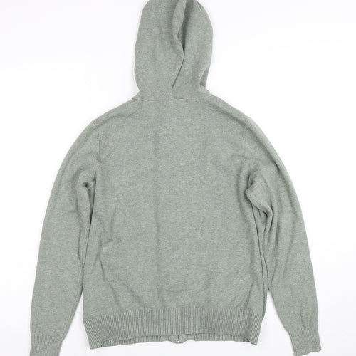 Marks and Spencer Women’s Green Full Zip Hoodie Size S Viscose Blend