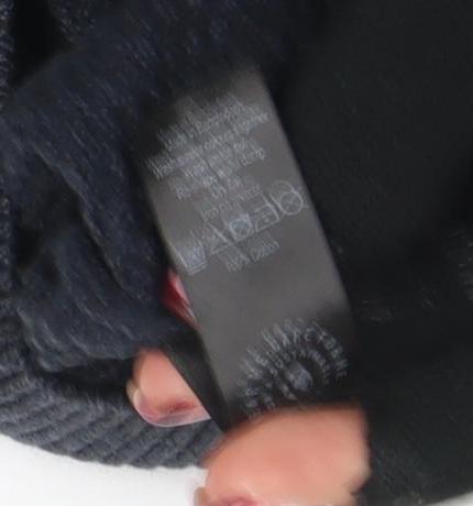 George Men's Blue Waffle Knit Cotton Pullover Jumper L