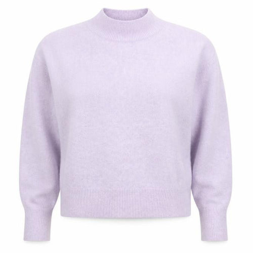 & Other Stories Women Purple Wool Blend Mock Neck Jumper Size 12