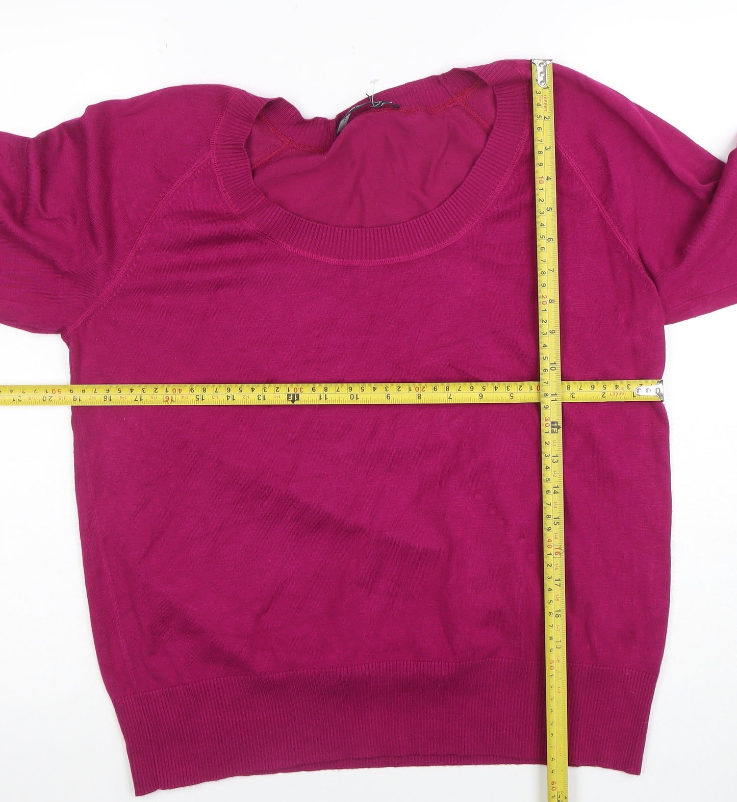 Windsmoor Women’s Purple L Scoop Neck Long Sleeve Jumper