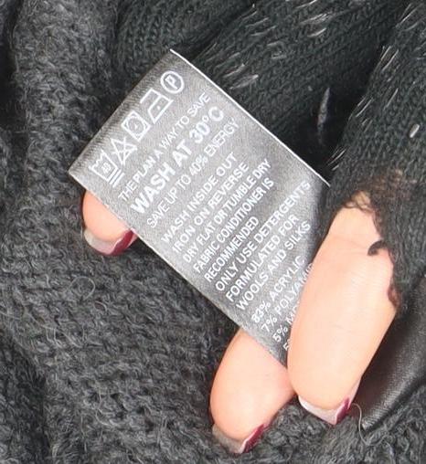 Marks and Spencer Women’s Grey Roll Neck Wool Blend Jumper Size 12