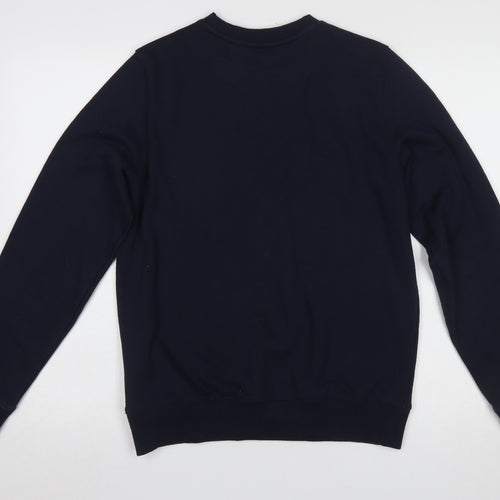 NFL Men's Blue Crew Neck Graphic Sports Sweatshirt Size S