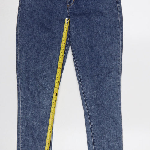 Abercrombie & Fitch Womens Blue 8 High Rise Super Skinny Ankle Jeans