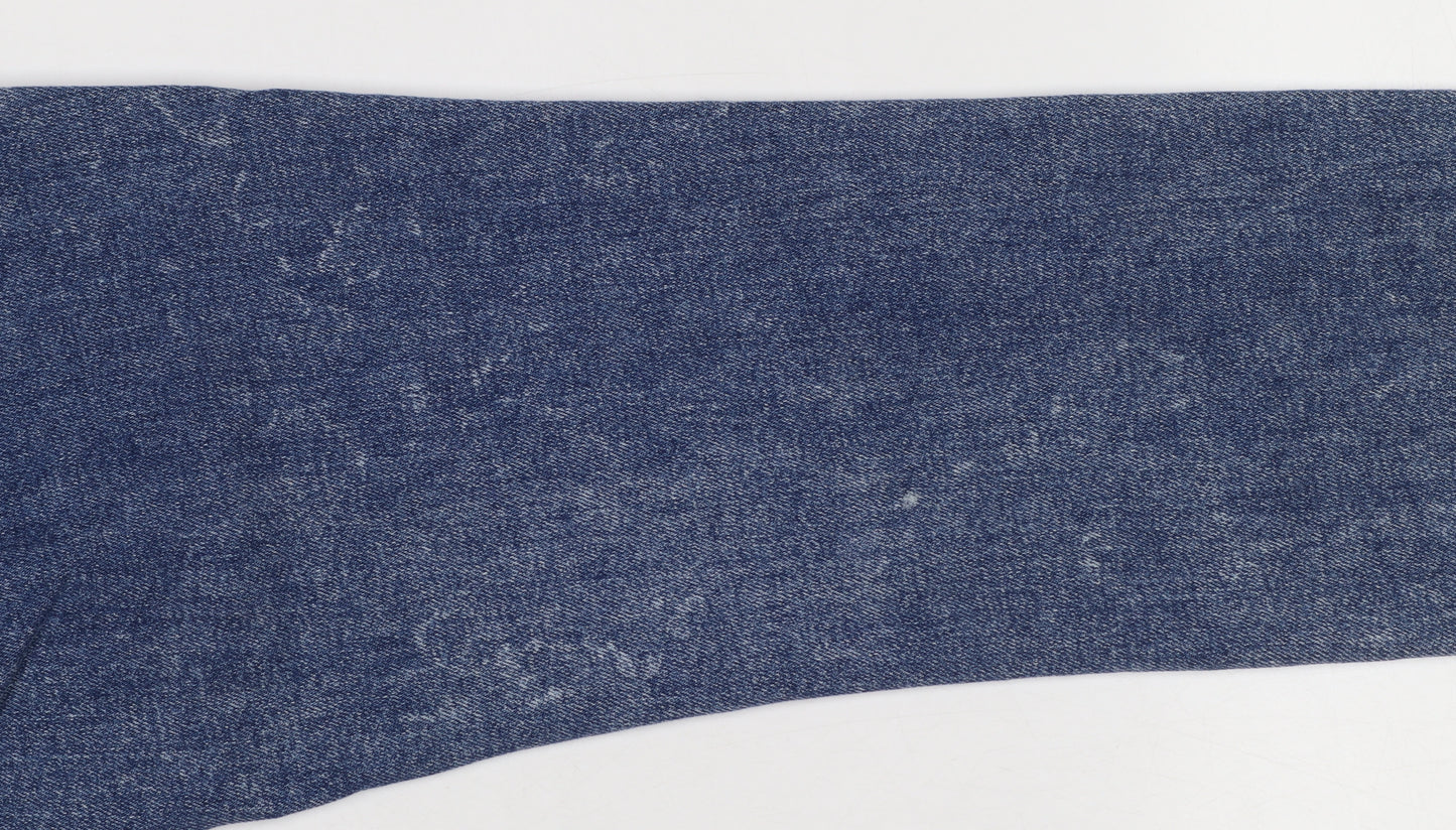 Abercrombie & Fitch Womens Blue 8 High Rise Super Skinny Ankle Jeans