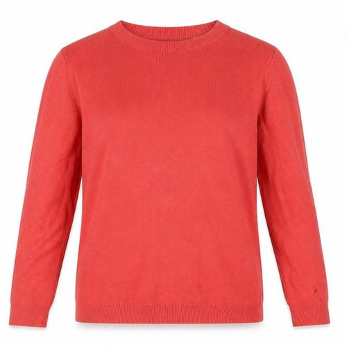 L.K.Bennett Women's Pink Silk Cotton Crew Neck Jumper XS