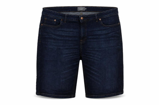 Dressmann Men's Blue Denim Nevada 4XL Casual Shorts