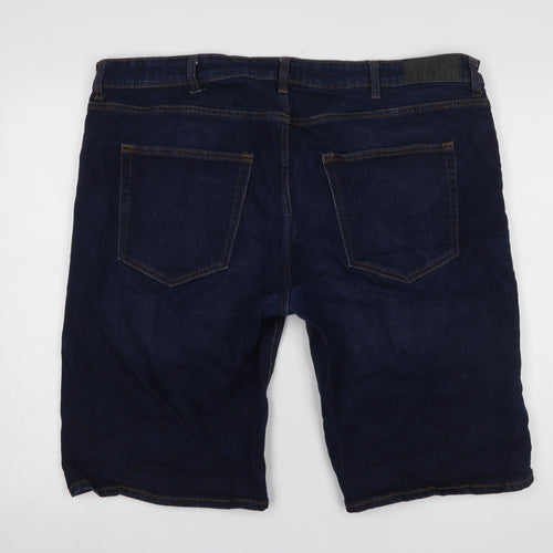 Dressmann Men's Blue Denim Nevada 4XL Casual Shorts