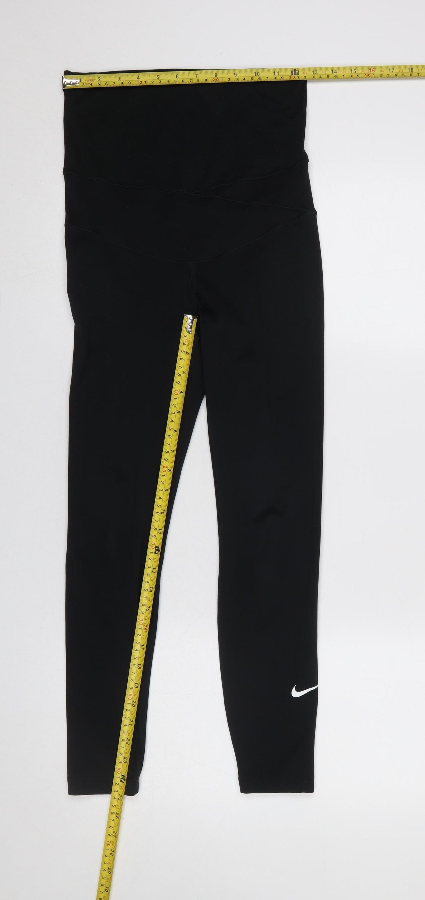 Nike Womens Black Dri-FIT Slim Legging Tight S Activewear