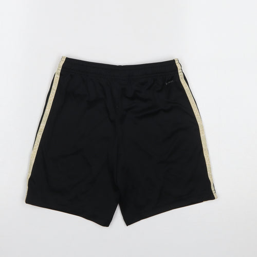 Adidas Boys Black Football Shorts 9-10 Years Manchester United Athletic
