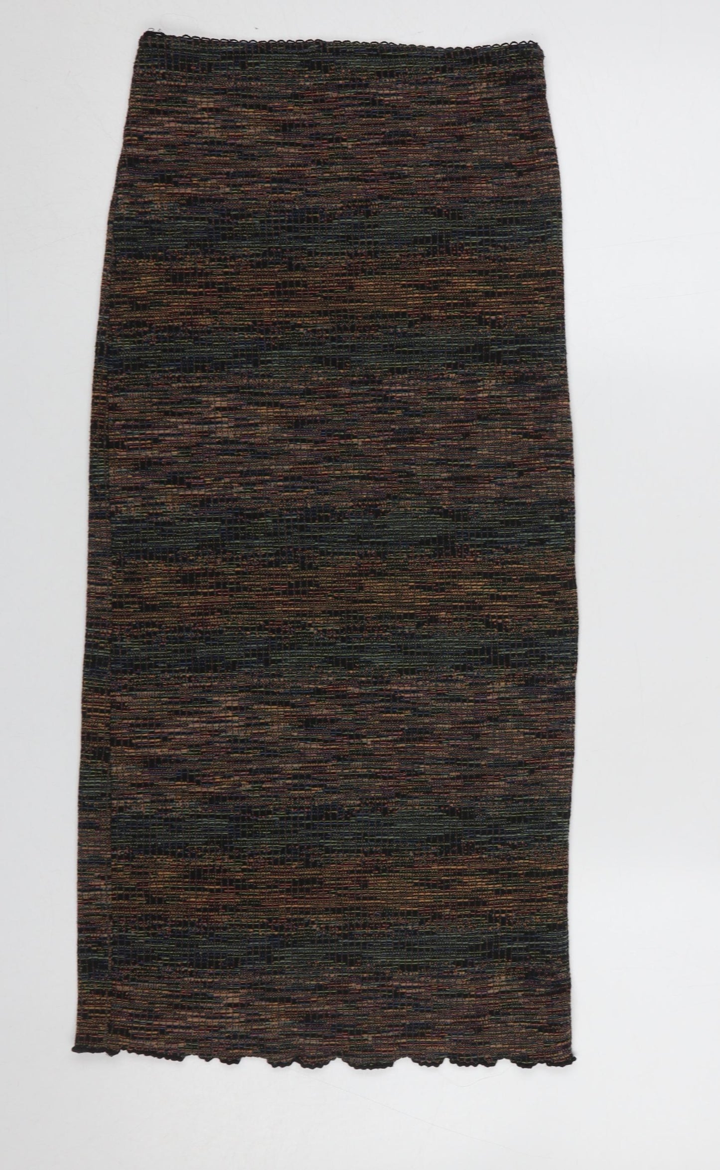 Pull&Bear Teen Department Multicoloured Knit Midi Skirt S