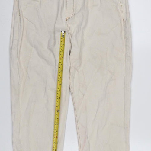 Reclaimed Vintage Women's Beige High Rise Mom Jeans Size 12