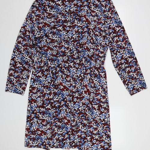Tommy Hilfiger Women's Multicoloured Floral Wrap Dress UK 14