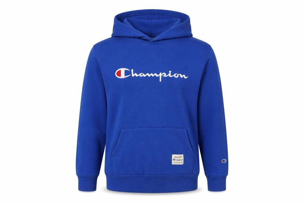 Champion Women’s Blue Pullover Hoodie Size L Cotton Blend Casual