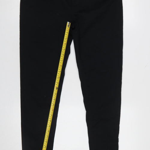 Dunnes Stores Women Black Size 14 Skinny Mid Rise Stretch Jeans