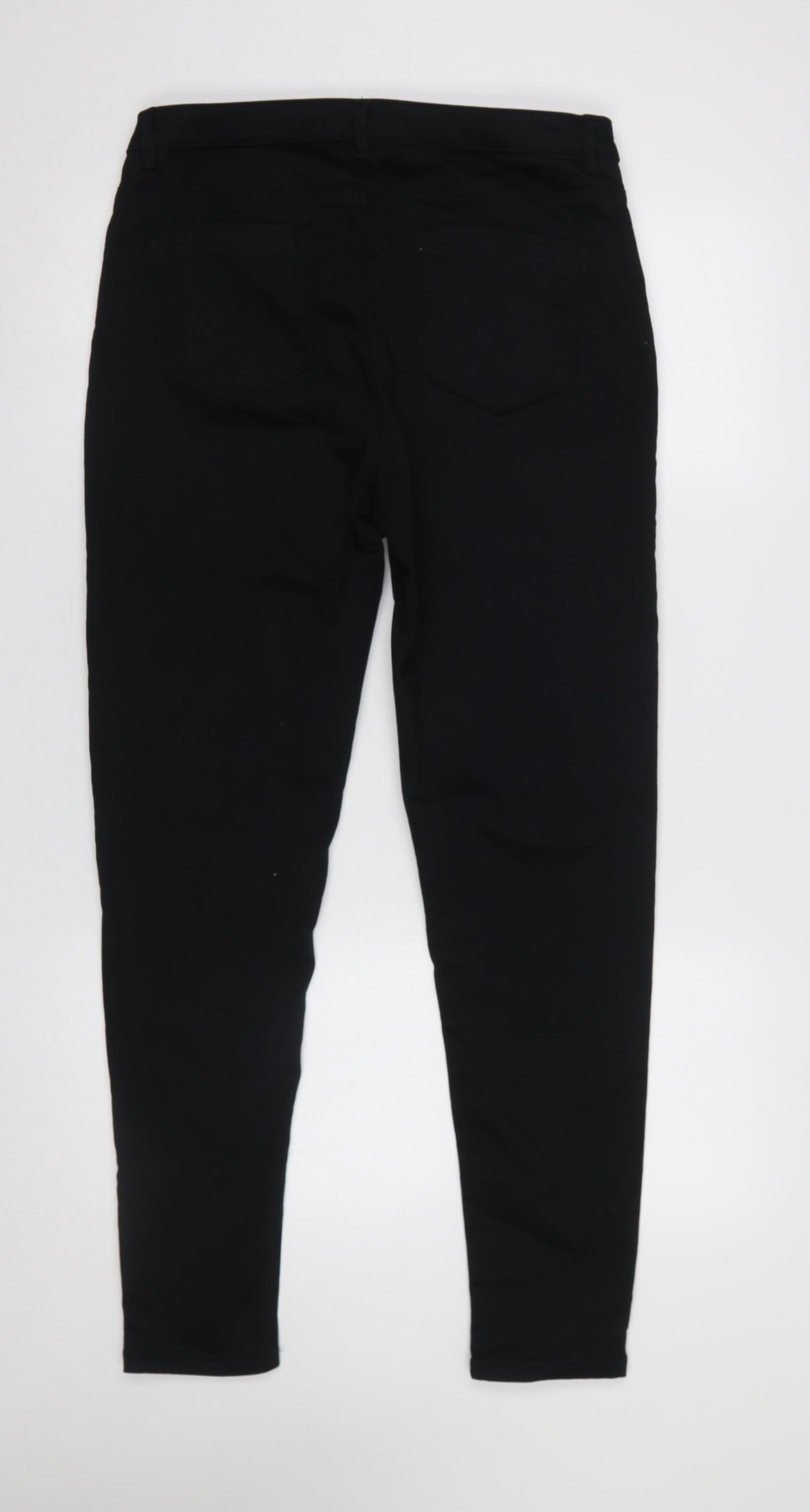 Dunnes Stores Women Black Size 14 Skinny Mid Rise Stretch Jeans