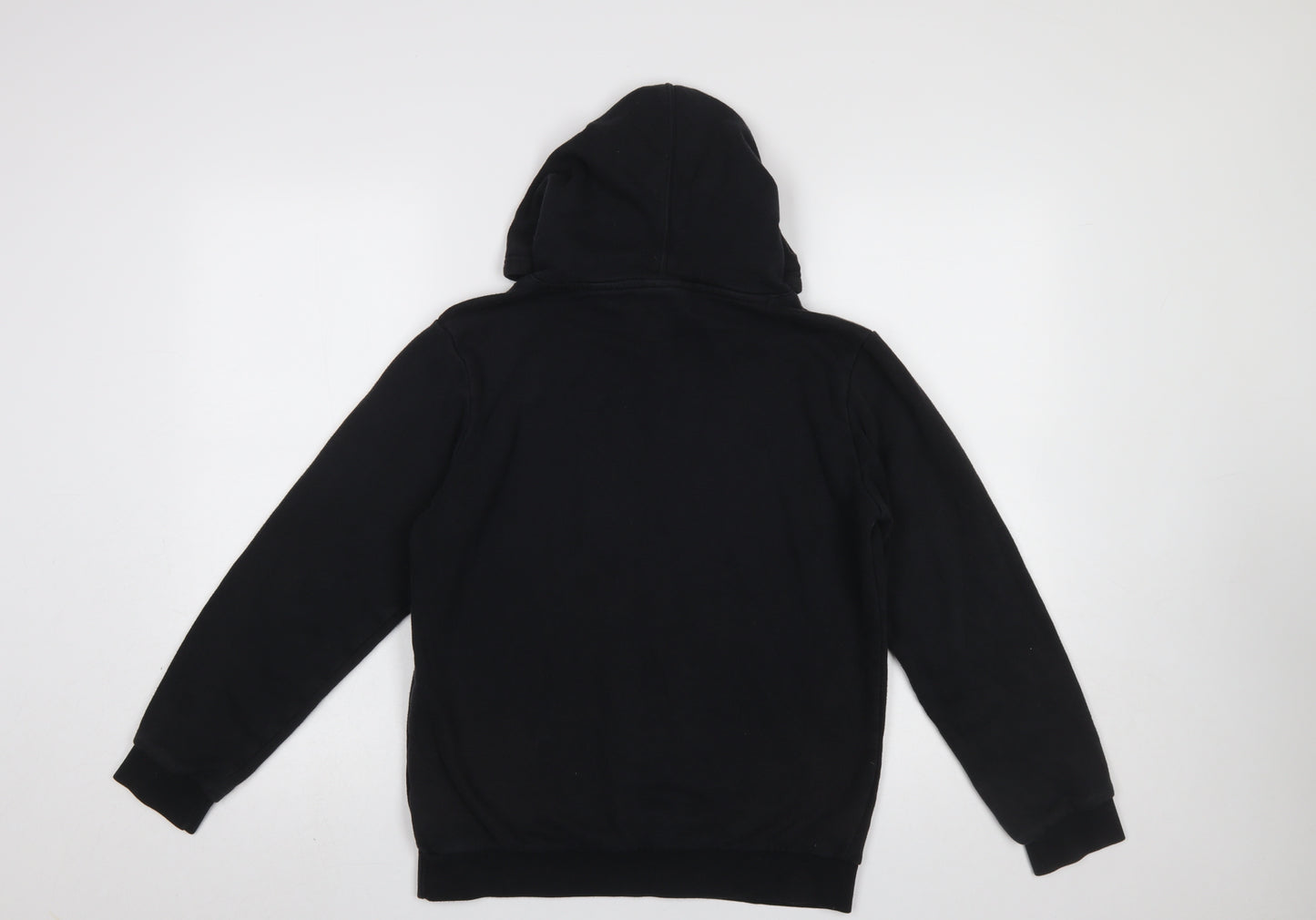 Champion Boys Black Pullover Hoodie X-Large 13-14 Years Cotton Blend Logo